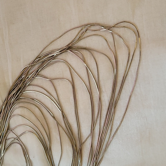 2/40 jewellry. Silver plated multi strand necklace - Picture 5 of 5